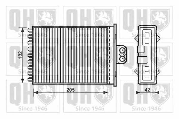Quinton Hazell QHR2101 Heat exchanger, interior heating QHR2101