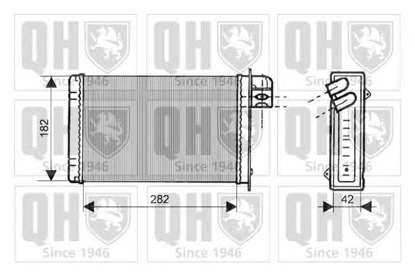 Quinton Hazell QHR2111 Heat exchanger, interior heating QHR2111