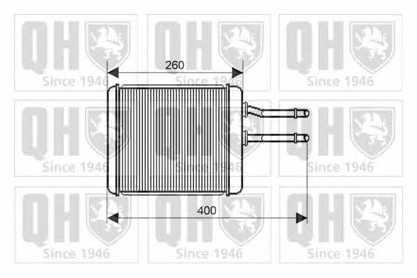 Quinton Hazell QHR2161 Heat exchanger, interior heating QHR2161