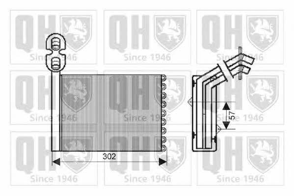 Quinton Hazell QHR2189 Heat exchanger, interior heating QHR2189