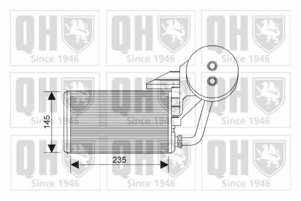 Quinton Hazell QHR2216 Heat exchanger, interior heating QHR2216