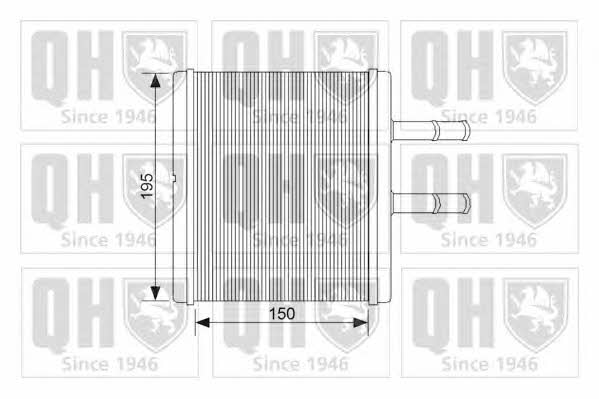 Quinton Hazell QHR2240 Heat exchanger, interior heating QHR2240
