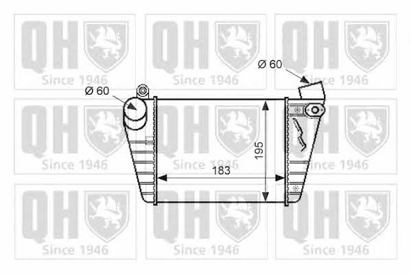 Quinton Hazell QIC109 Intercooler, charger QIC109