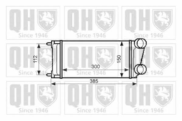 Quinton Hazell QIC128 Intercooler, charger QIC128