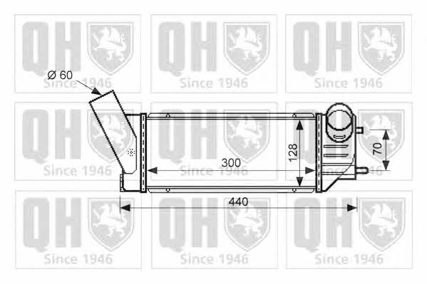 Quinton Hazell QIC129 Intercooler, charger QIC129