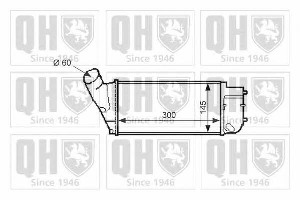Quinton Hazell QIC130 Intercooler, charger QIC130