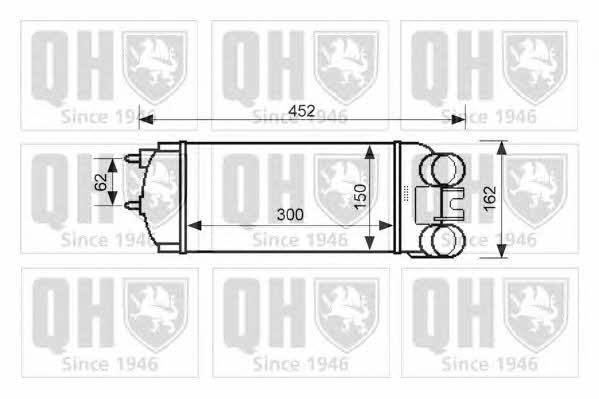 Quinton Hazell QIC134 Intercooler, charger QIC134