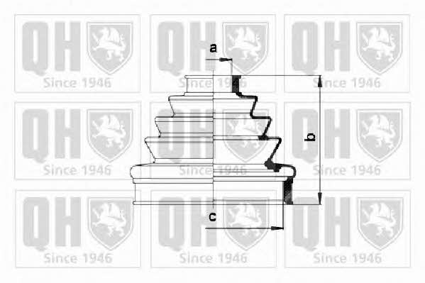 Quinton Hazell QJB116 Bellow, driveshaft QJB116