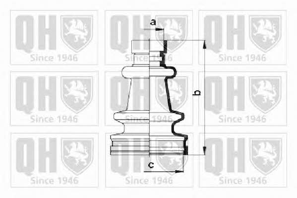 Quinton Hazell QJB186 Bellow, driveshaft QJB186