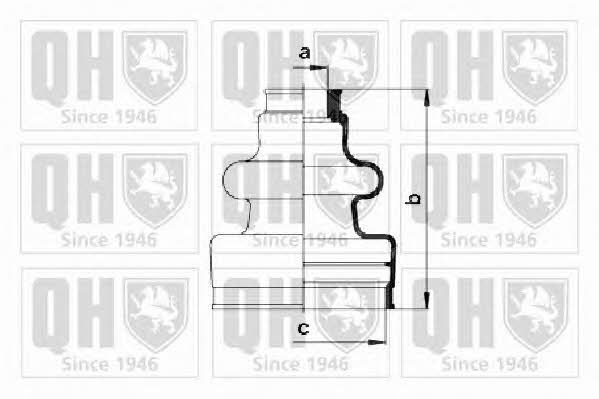 Quinton Hazell QJB191 Bellow, driveshaft QJB191