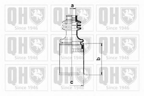 Quinton Hazell QJB205 Bellow, driveshaft QJB205