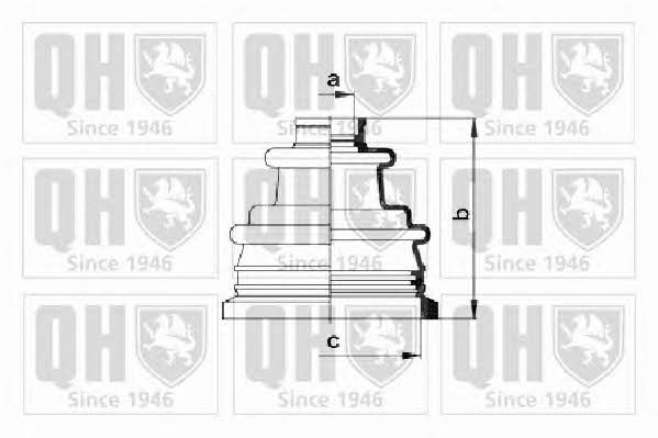 Quinton Hazell QJB2231 Bellow, driveshaft QJB2231