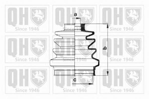 Quinton Hazell QJB405 Bellow, driveshaft QJB405