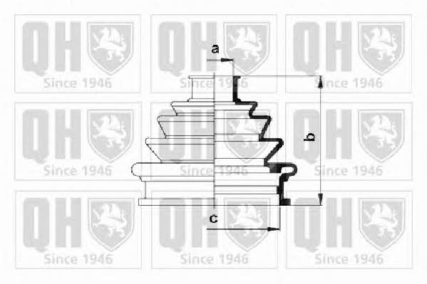 Quinton Hazell QJB482 Bellow, driveshaft QJB482