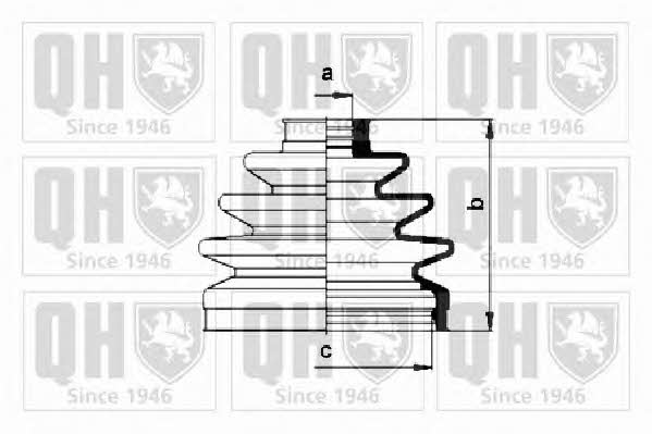 Quinton Hazell QJB494 Bellow, driveshaft QJB494