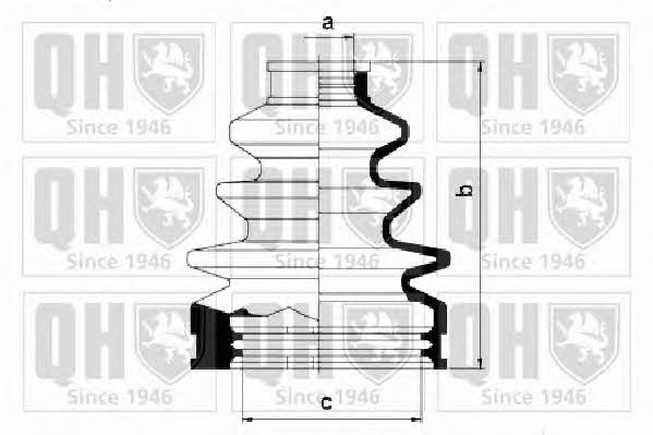 Quinton Hazell QJB499 Bellow, driveshaft QJB499