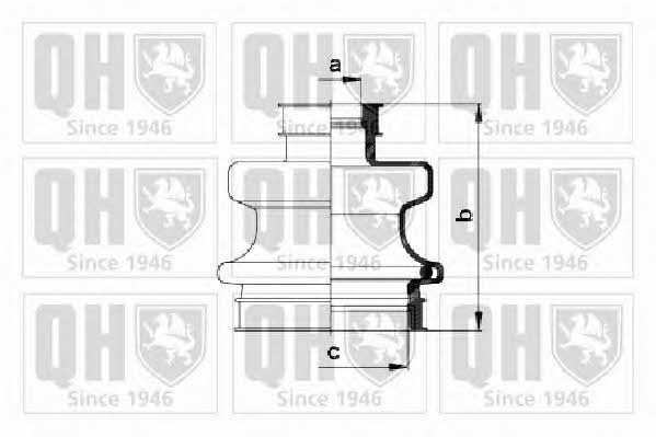 Quinton Hazell QJB601 Bellow, driveshaft QJB601