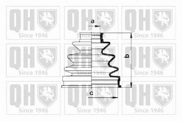 Quinton Hazell QJB612 Bellow, driveshaft QJB612