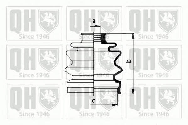 Quinton Hazell QJB864 Bellow, driveshaft QJB864