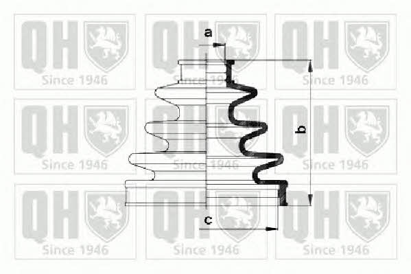 Quinton Hazell QJB926 Bellow, driveshaft QJB926