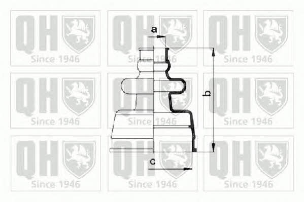 Quinton Hazell QJB953 Bellow, driveshaft QJB953