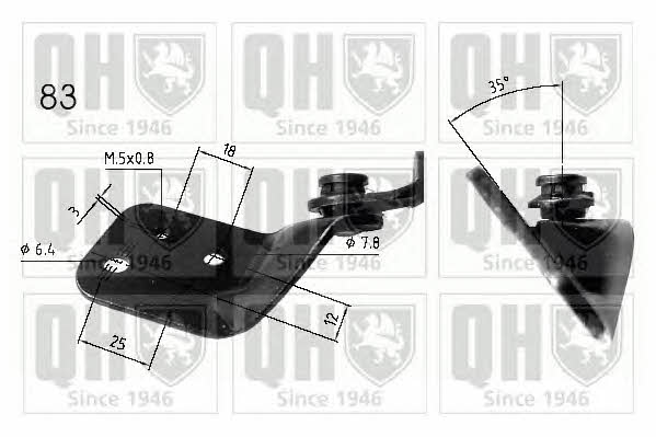 Quinton Hazell QTS840213 Gas Spring, boot-/cargo area QTS840213