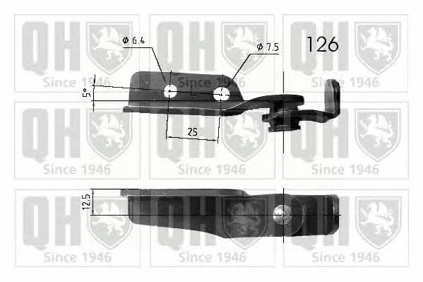 Quinton Hazell QTS840254 Gas Spring, boot-/cargo area QTS840254