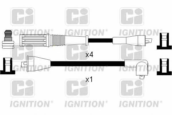 Quinton Hazell XC1012 Ignition cable kit XC1012