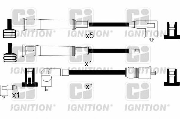 Quinton Hazell XC1017 Ignition cable kit XC1017