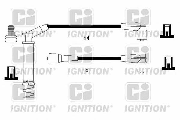 Quinton Hazell XC1236 Ignition cable kit XC1236