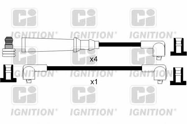 Quinton Hazell XC349 Ignition cable kit XC349