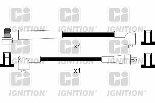 Quinton Hazell XC421 Ignition cable kit XC421