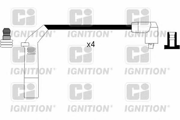 Quinton Hazell XC808 Ignition cable kit XC808