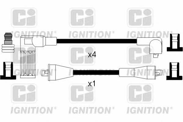 Quinton Hazell XC814 Ignition cable kit XC814