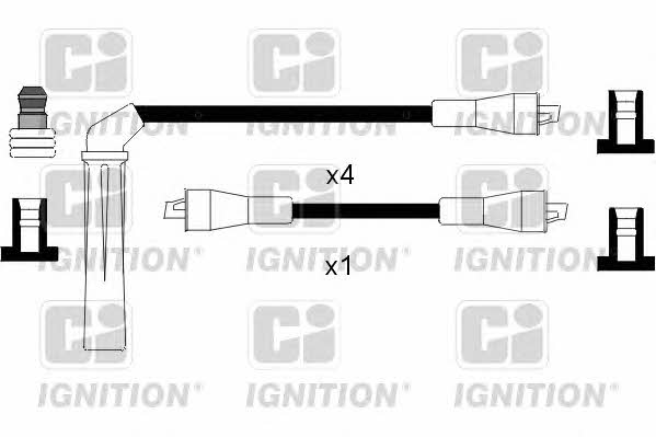 Quinton Hazell XC818 Ignition cable kit XC818