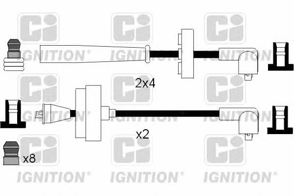 Quinton Hazell XC823 Ignition cable kit XC823