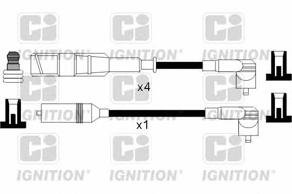 Quinton Hazell XC827 Ignition cable kit XC827