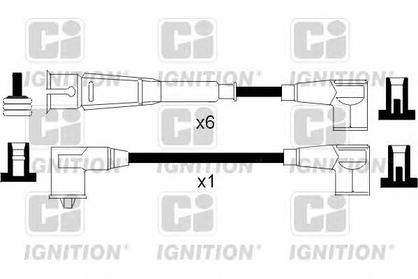Quinton Hazell XC830 Ignition cable kit XC830