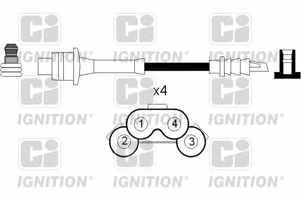 Quinton Hazell XC878 Ignition cable kit XC878