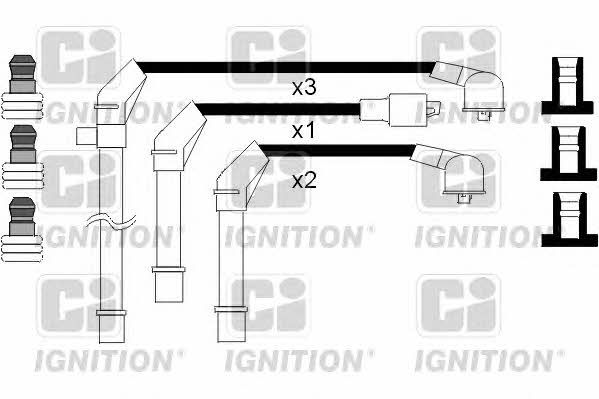 Quinton Hazell XC898 Ignition cable kit XC898