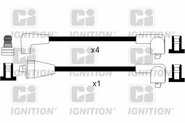 Quinton Hazell XC909 Ignition cable kit XC909