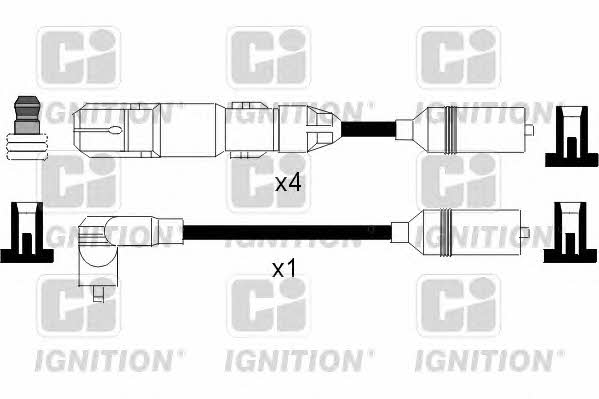 Quinton Hazell XC958 Ignition cable kit XC958