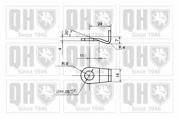 Gas Spring, boot-&#x2F;cargo area Quinton Hazell QTS128054