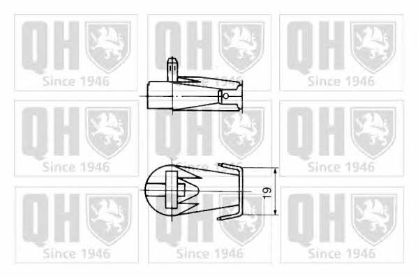 Quinton Hazell QTS128064 Gas Spring, boot-/cargo area QTS128064