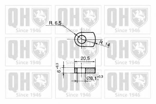 Quinton Hazell QTS128087 Gas Spring, boot-/cargo area QTS128087