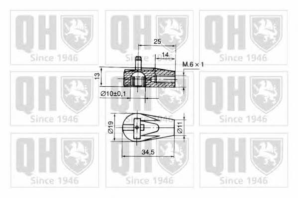 Quinton Hazell QTS128119 Gas Spring, boot-/cargo area QTS128119