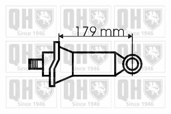Quinton Hazell 127314 Rear oil shock absorber 127314