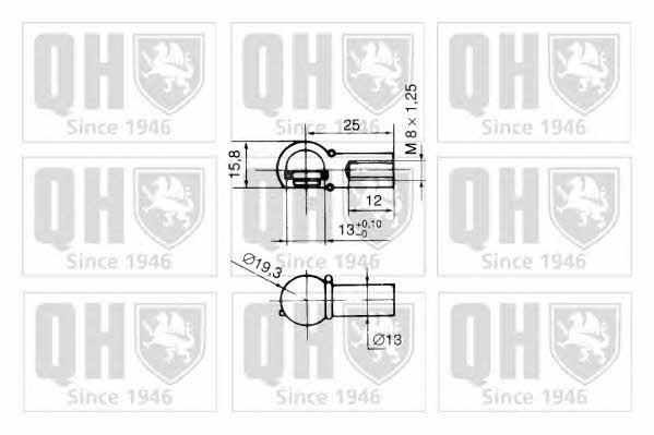 Quinton Hazell 128076 Gas Spring, boot-/cargo area 128076