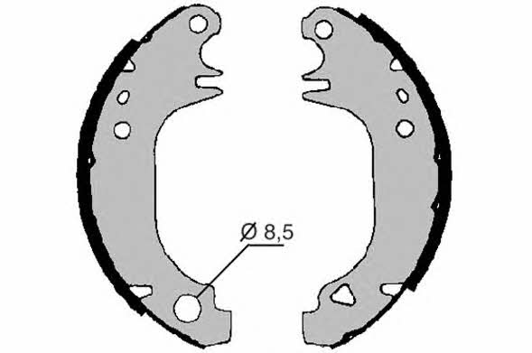 Raicam 7080RP Parking brake shoes 7080RP