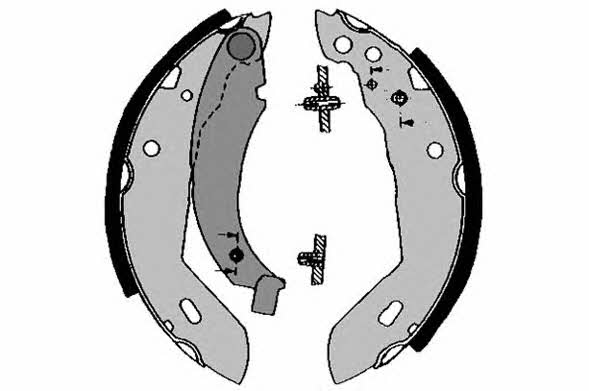 Raicam 7263RP Parking brake shoes 7263RP